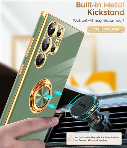 LeYi Galaxy S22 Ultra Case with Rotatable Kickstand