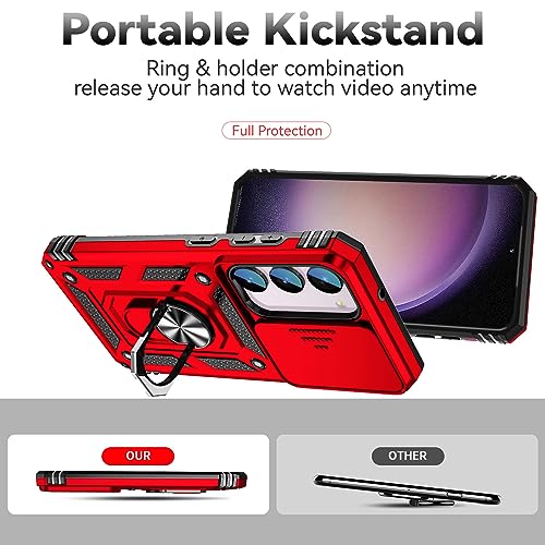 SunStory Military-Grade Case with Kickstand for Galaxy S23 FE