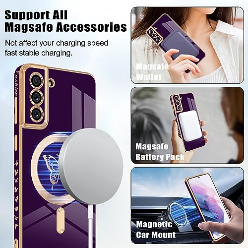 Magnetic Butterfly Case for Samsung Galaxy S21 Plus
