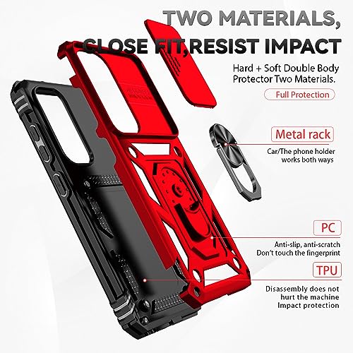 SunStory Military-Grade Case with Kickstand for Galaxy S23 FE