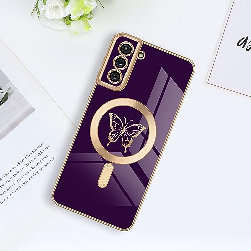 Magnetic Butterfly Case for Samsung Galaxy S21 Plus
