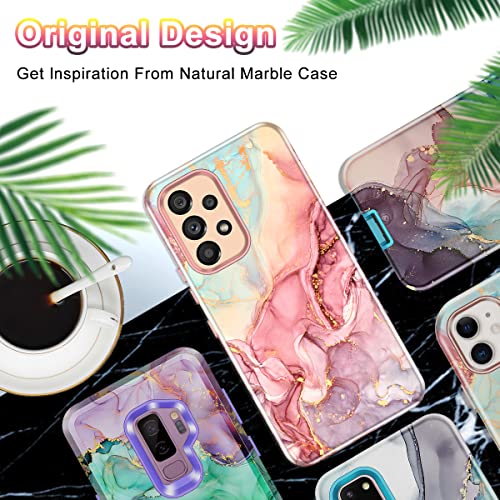 Marble Pattern Shockproof Case for Galaxy A53 5G