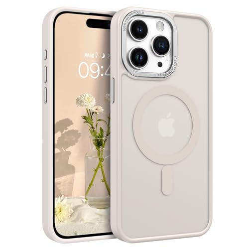 BENTOBEN iPhone 15 Pro Max Magnetic Case - Light Grey