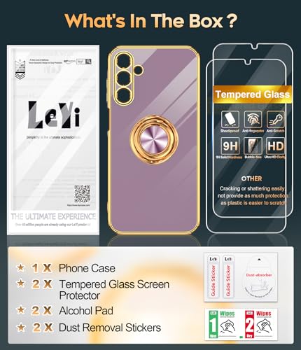 LeYi Samsung Galaxy A15 5G Case with Protector