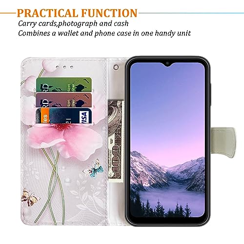 Floral Wallet Case for Galaxy A14 5G