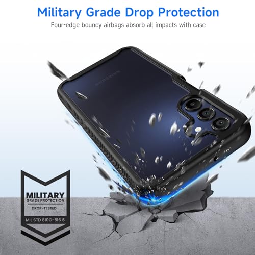 Seacosmo Slim Fit Shockproof Case for Samsung A15