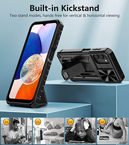 FNTCASE Galaxy A14 5G Rugged Protective Case