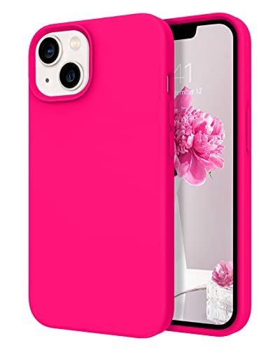 Hot Pink Silicone Case for iPhone 13