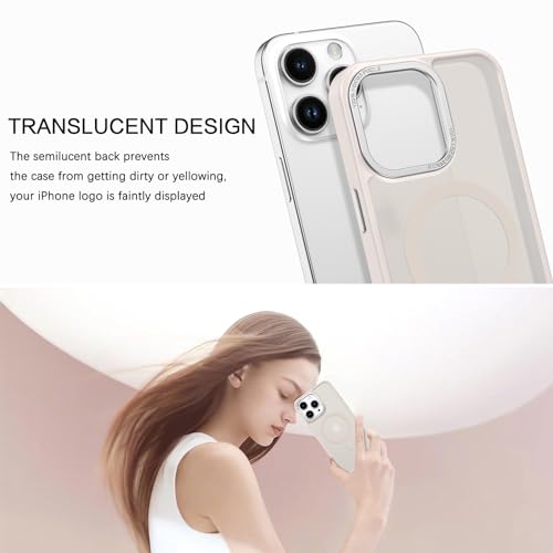 BENTOBEN iPhone 15 Pro Max Magnetic Case - Light Grey