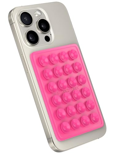 StickyGrippy Suction Phone Case Mount - Pink