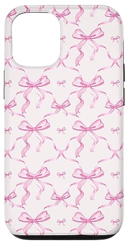 Aesthetic Pink Ribbons Watercolor Case for iPhone 13