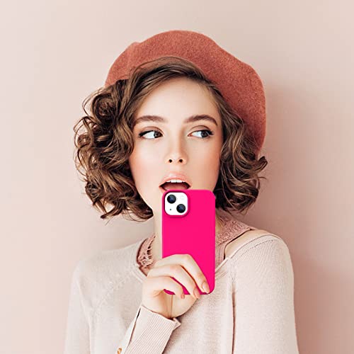 Hot Pink Silicone Case for iPhone 13