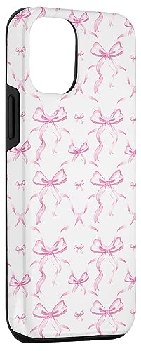 Aesthetic Pink Ribbons Watercolor Case for iPhone 13