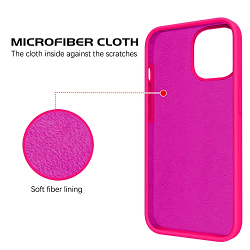 Hot Pink Silicone Case for iPhone 13