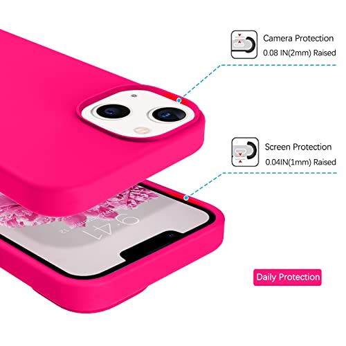 Hot Pink Silicone Case for iPhone 13