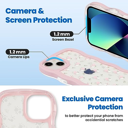 Floral iPhone 13 Case - Cute TPU Design