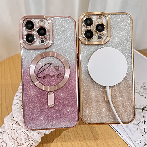 Magnetic Glitter iPhone 13 Pro Max Case