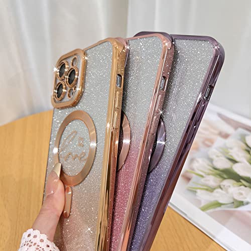 Magnetic Glitter iPhone 13 Pro Max Case
