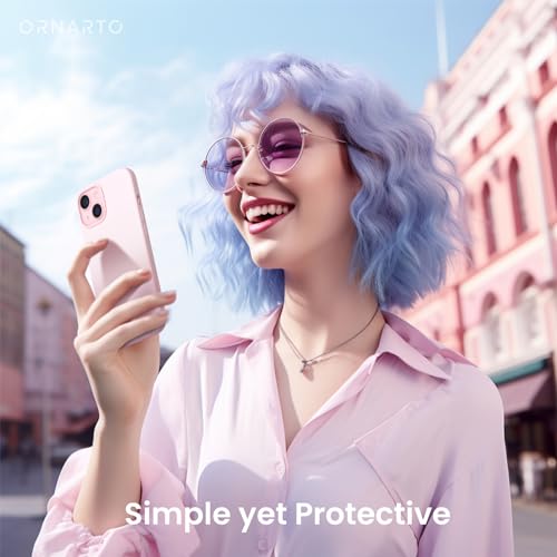 iPhone 15 Slim Pink Silicone Shockproof Case