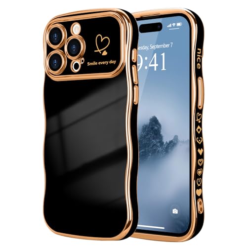 Cute Heart Wave Case for iPhone 15 Pro Max