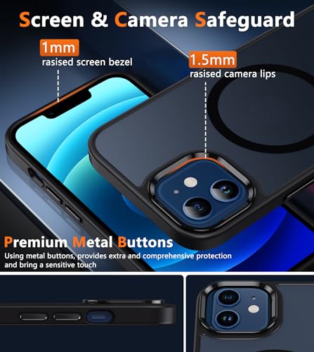 FNTCASE iPhone 12 Magnetic Matte Protective Case