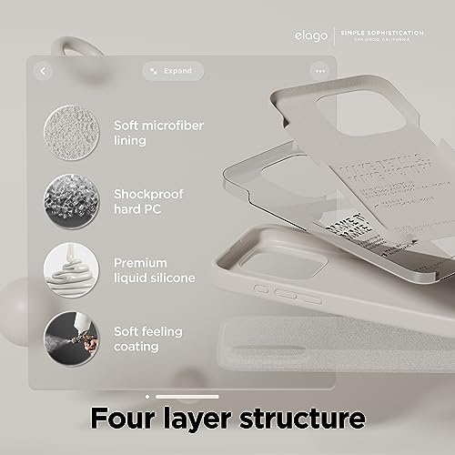 Elago iPhone 15 Pro Liquid Silicone Case