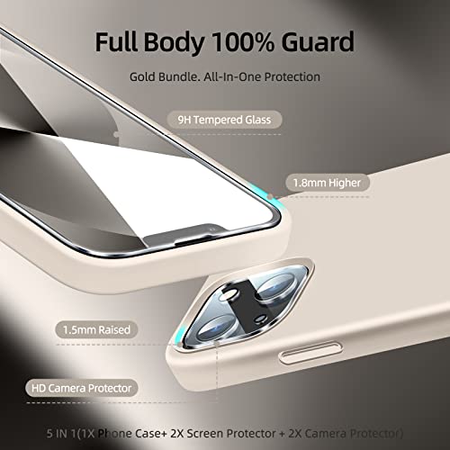5-in-1 iPhone 13 Case with Screen & Lens Protectors