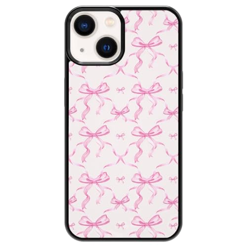 Aesthetic Pink Bow Tie Phone Case for iPhone 13