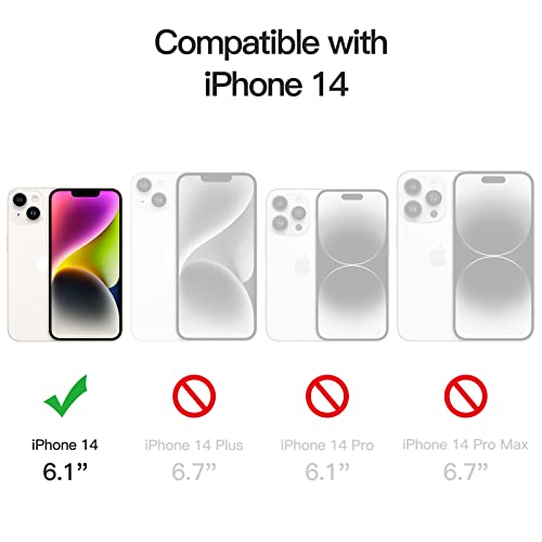 JETech iPhone 14 Shockproof Clear Case