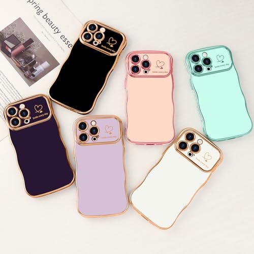 Cute Heart Wave Case for iPhone 15 Pro Max