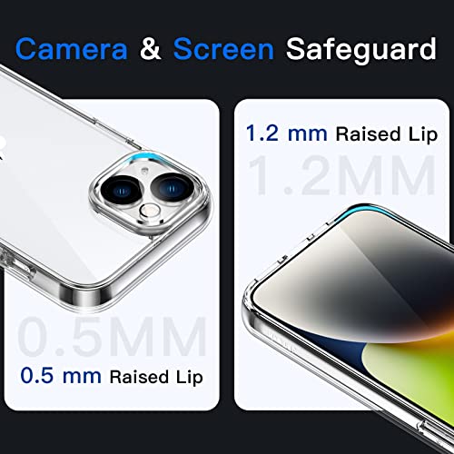 JETech iPhone 14 Shockproof Clear Case