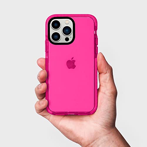 Retro Neon Clear Silicone Phone Case for iPhone 14 Pro Max