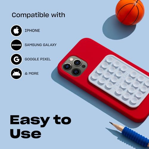 OCTOBUDDY Silicone Suction Phone Mount - Hands-Free Holder