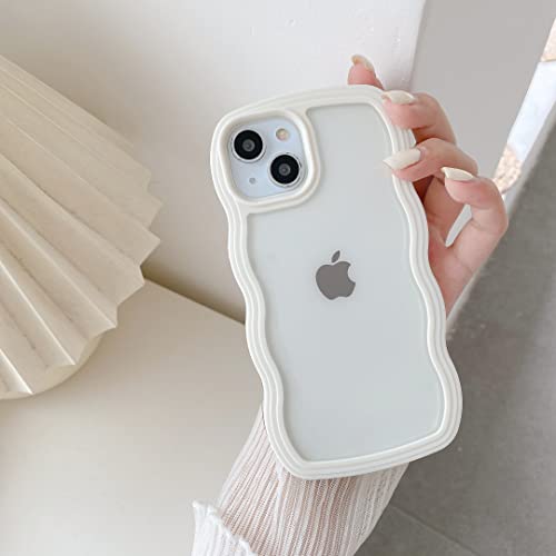 Cute Curly Wave iPhone 13/14 Clear Case