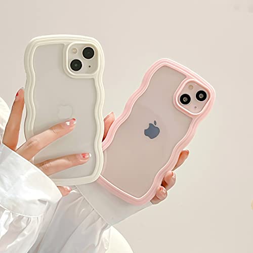 Cute Curly Wave iPhone 13/14 Clear Case