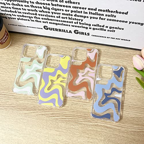 Cute Wavy Art Phone Case for iPhone 14/13