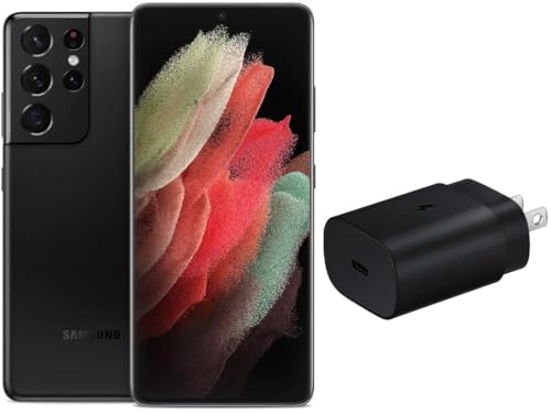 Samsung Galaxy S21 Ultra 5G Smartphone with 25W Charger
