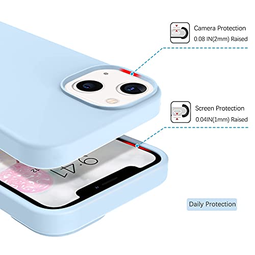 Baby Blue iPhone 13 Liquid Silicone Case