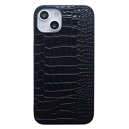 Stylish Crocodile iPhone 13 Pro Max Case - Black