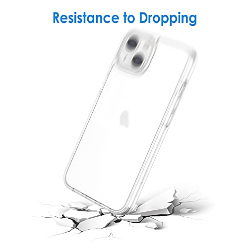 JETech iPhone 13 Clear Shockproof Case
