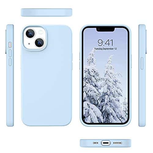 Baby Blue iPhone 13 Liquid Silicone Case