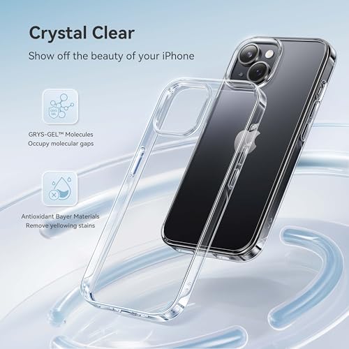 Crystal Clear iPhone 14/13 Case with Drop Protection