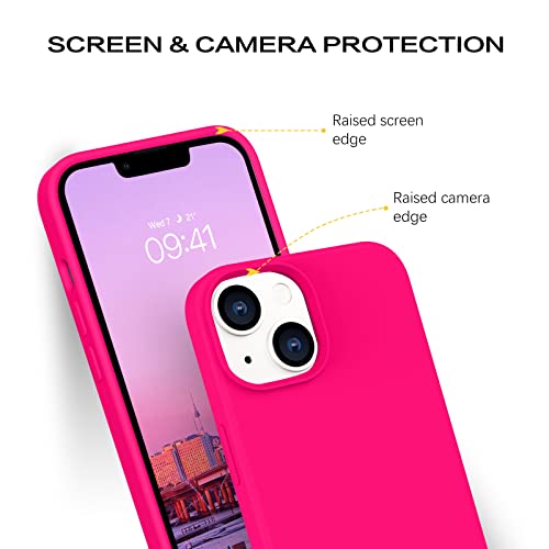 BENTOBEN iPhone 14 Hot Pink Shockproof Case