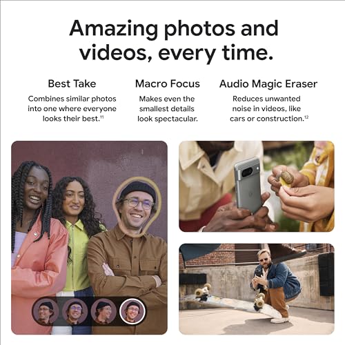 Google Pixel 8 Unlocked Smartphone with Advanced Camera