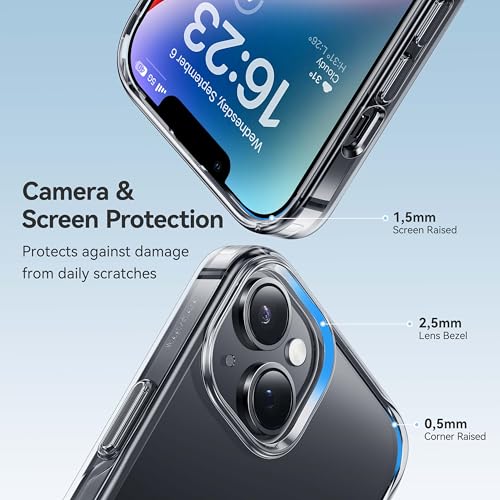 Crystal Clear iPhone 14/13 Case with Drop Protection