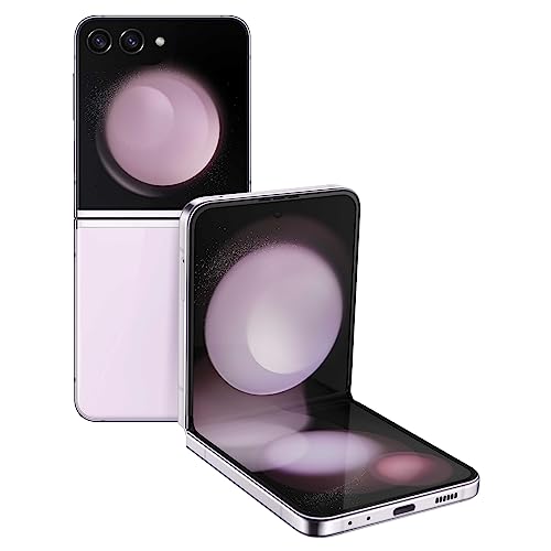 SAMSUNG Galaxy Z Flip5 AI Foldable Smartphone - Lavender