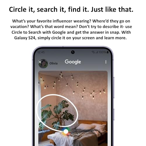 SAMSUNG Galaxy S24 Unlocked Android Smartphone – 256GB