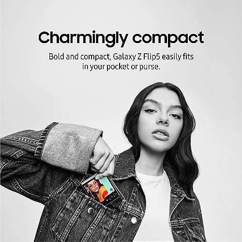 SAMSUNG Galaxy Z Flip5 AI Foldable Smartphone - Lavender