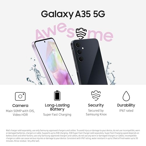 SAMSUNG Galaxy A35 5G Smartphone + Buds + Gift Card