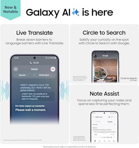 SAMSUNG Galaxy S24+ 5G, 256GB, 12GB RAM, AI Camera